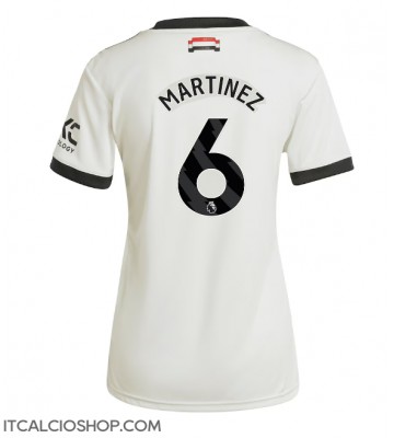 Manchester United Lisandro Martinez #6 Terza Maglia Femmina 2024-25 Manica Corta